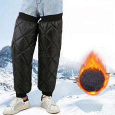 겨울 오토바이 기모 무릎워머 스쿠터 방한 레그워머 지퍼형 바이크 방한토시 다리토시 무릎보호대 발워머 다리워머 70cm, 블랙