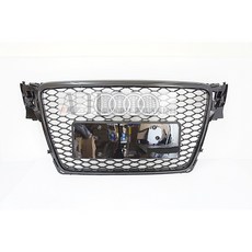ADT.車材 奧迪AUDI A4 B8 08-12 RS4 黑框黑網 水箱護罩 霧燈網