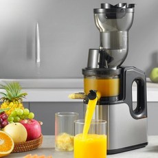 완전 자동 다기능 소형 착즙기 가정용 상업용 즙 분리 주서기 업소, 상업용 단일 메쉬 850W 모터, 단일 모델