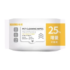 KOJIMA 寵物濕紙巾 (犬貓適用), 100個, 濕紙巾-草本清香【80抽/驅蟲除蟎】, 1個裝