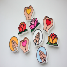 석고방향제만들기 석고방향제 채색DIY종교오브제(3개), 디자인1, 2