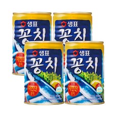 샘표 꽁치 원터치 400g 4개, 1개, 5g