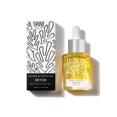 Naked Thriving 밸런싱 페이스 오일 - 유기농 비건 천연 유래 스킨 케어(35ml 1.12온스) 223202, Naked , Thriving 밸런싱 페이스 오일 -, 35ml