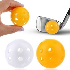 골프공 플라스틱 구멍공 (12개입) gcp*6383Wy, 화이트, 1개