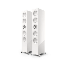 KEF R11 Meta HiFi 揚聲器 落地式 木紋色, 1套, R11 META1拋光白