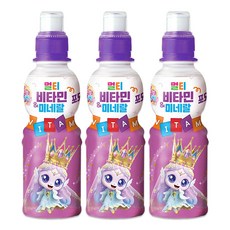 캐치티니핑 멀티비타민 미네랄 포도맛 음료 다이아나핑, 3개, 200ml