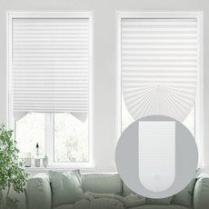 붙이는 블라인드 90x150cm 일반형 화이트 오피스텔블라인드 블라인드거실