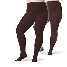 Silky Toes 플러스 사이즈 불투명 여성용 겨울 타이츠 80D 두께 따뜻하고 내구성이 뛰어나고 편안한 스트레치 팬티 스타킹 매력적인 여성용 블랙 - 1쌍