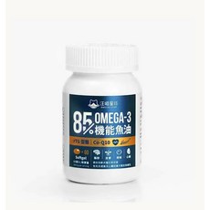 萊恩家 汪喵星球 85% Omega-3 機能魚油 犬貓適用 寵物心臟保健品 寵物魚油, 60, 心臟保健, 1個