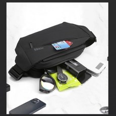 남성 여행 슬림 보조백 컴팩트 어반 패션 크로스백 힙색