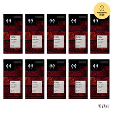 비바니 유기농 다크 99% 초콜릿, 80g, 10개