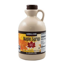 () 시그니춰 단풍시럽 /팬케이크/핫케이크/케이크/시럽/베이킹/단풍시럽/아이스크림/과일/와플/시럽, 2개, 1L