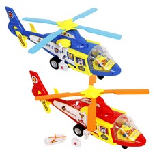 뽀로로 후릭션 헬리콥터 작동완구, 혼합색상, 1개