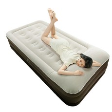레퓰리 자동충전 에어매트 매트리스 침대 퀸사이즈 40cm 캠핑용 휴대용 펌프내장형
