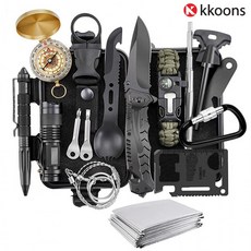 캠핑 비상구조 키트 구난도구 세트, 8종세트