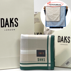 [백화점정품] 닥스 빅사이즈(66cm) 남녀공용 손수건 선물 순면 100% 선물포장 쁘띠스카프