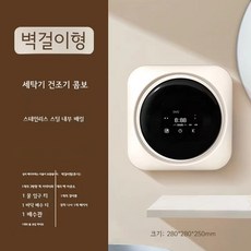 미니 전자동 세탁건조기 (소형), 미니세탁건조기, 단일칸 벽걸이형