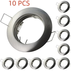 JOYINLED Rama do Podwieszenia 2/10SZT Zestaw Aluminiowy Trzymacz Gniazda GU10/MR16 Uniwersalna Opr, 05 10pcs Nickel