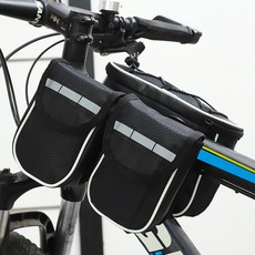 GUEFOON 自行車防水前梁上管包 日常實用, 1個, 四合一