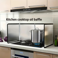 26GRAM 가스렌지 인덕션 가림막/가드/기름 물 튐 방지/스테인레스/고급형, 1개