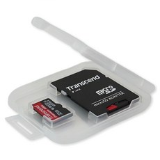 Micro SD SD 加厚雙記憶卡收納盒 記憶卡儲存盒 TF卡保護盒 二合一記憶卡盒, 1個