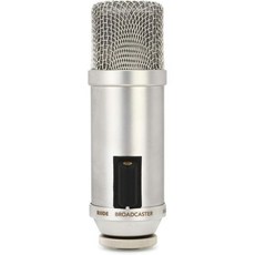 로드 방송사 대형 다이어프램 콘덴서 마이크 실버, Broadcaster
