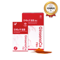 [소비기한 26.04.12] 진세노카 필름 홍삼 20매 - 6년근 홍삼 / 피로개선 / 겨울철 면역력 / 흡수4배 구강용해필름 ODF 간편섭취 / 0kcal, 1개, 5.02g