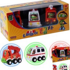 더아이 긴급차 풀백미니카3P세트 아기장난감자동차 남자아이장난감 모형자동차