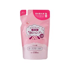 아이리스오야마 강아지 한손으로 간단히 거품 샴푸 로즈마리향 리필용 230ml, 1개