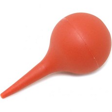 혼베이 75ml 고무 압착식 귀 세척기 (실험실 도구 빨간색), Red, 1개, 1개