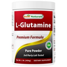 베스트내추럴스 엘 글루타민 L-Glutamine 아미노산 파우더 454g, 1개