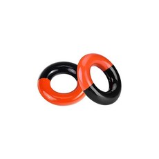 DAZUZ 골프 가중 스윙 링 골프 클럽 워밍업 스윙 도넛 웨이트 링 연습 및 훈련용, 이중 색상 2개