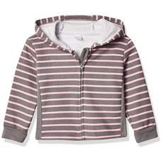 Hanes Zippin 소프트 4방향 스트레치 플리스 후드 아기 및 유아용 퍼플 패션.