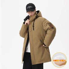 스타일닥터 남성 겨울 도톰한 패딩 점퍼 미디 롱 기장 보온 멋진 패딩