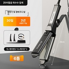 든든커머스 와플고데기 볼륨와플고대기 미니고데기, 기본 모델명/품번, 6개 이빨 옥수수 클립 (티타늄 합금)