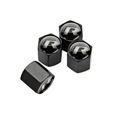 신형 유니버셜 자동차 휠 타이어 밸브 스템 캡 커버 티구안 골프 보라 제타 비, 5. B-Black, 1개