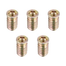 목재 가구 M10x30mm 나사 삽입 너트 인터페이스 육각 소켓 드라이브 5pcs, uxcell 목재 가구 M10x30mm 나사 삽입 너트