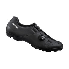 Shimano XC300/XC3 越野競賽級性能登山車鞋 寬楦 黑色, 41號, 41號