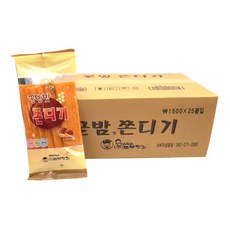 꿀밤맛 쫀디기 110g x 25봉 1box 옛날과자 쫀드기, 25개