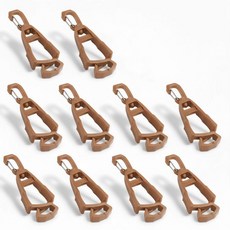 쿠키식스 아웃도어 등산 캠핑 골프 다용도 장갑 집게, 브라운, 10개