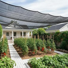 SUNNY GUARD 35-45% 햇빛 가리개 천 2.4 x 6.1m(8 x 20피트) 그린 HDPE 메시 - 식물 채소 온실 파티오 닭장 및 개 켄넬용 통기성 정원, 40% 쉐이드-블랙, 6 FT x 12 FT