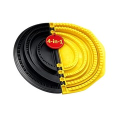 4 in 1 프로페셔널 오리지널 토르티야 실러 및 퀘사디아 메이커 사이즈 10.2cm(4인치)+15.2cm(6인치)+20.3cm(8인치)+25.4cm(10인치) 완전 탈착식, 4 in 1 프로페셔널 오리지널 토르티야 실러 및 퀘사