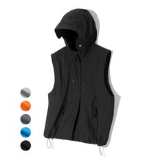 브랜드정품 트릴리온 TRILLION 디비전 나일론 후드 집업 베스트 (BLACK) 259567