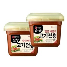 청정원 고기전용 쌈장 (PET) 450g 2개