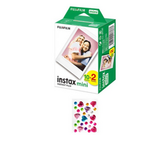 인스탁스 미니 필름 20p + 보석 스티커 1매 세트, 미니필름, 20개