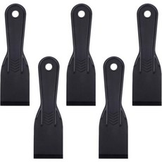 스크래퍼 퍼티 나이프 껌칼 플라스틱 5개 2인치 검은색 스크레이퍼 유연한 세트 건식 벽 페인트 스패클 패치