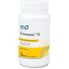 클레어랩스 에이코사맥스 TG 농축 오메가3 피쉬오일 레몬향 SFI Health Eicosamax TG Concentrated Omega-3, 1개, 120정