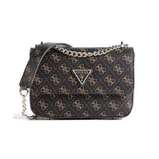 GUESS Eco Elements Shoulder bag synthetic dark brown HWESG876721-BNL