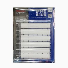 홈플러스 시그니처 싱크대 주방 필터 리필 6개입, 1개, 무향