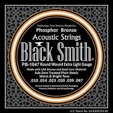 BlackSmith 民謠吉他弦 PB1152 磷青銅 韓國品牌, 1個, PB-1047